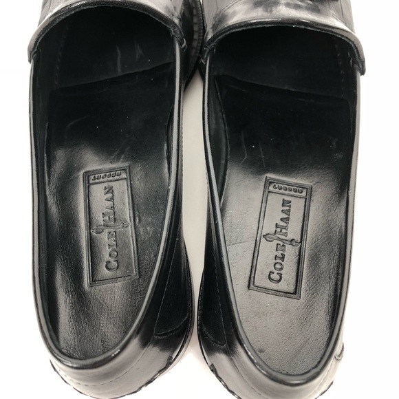 Men’s Cole Haan Black Leather Slip On Shoes 10 - Picture 7 of 8